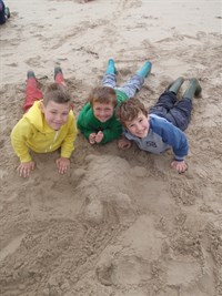 Beach visit outdoor education in North wales