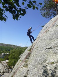 Abseiling in North Wales